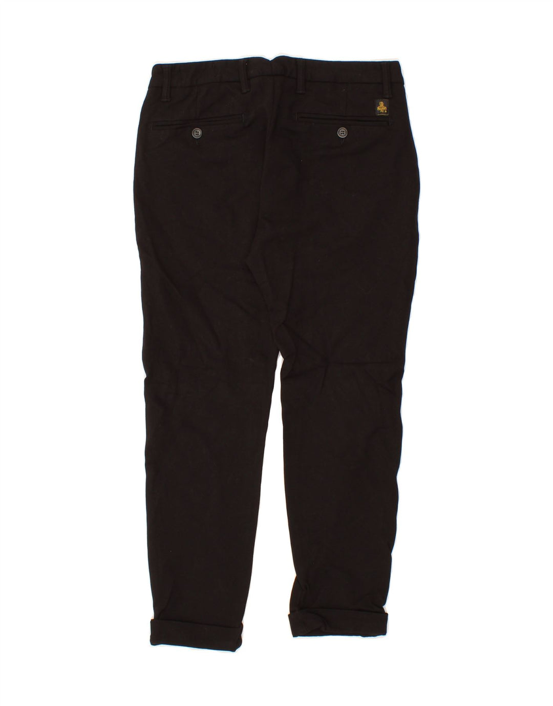 REFRIGIWEAR Womens Tapered Chino Trousers W30 L26 Black Polyamide Vintage Refrigiwear and Second-Hand Refrigiwear from Messina Hembry 