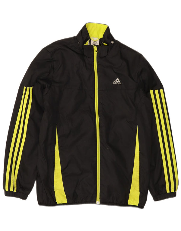 ADIDAS Træningsdragt til drenge Topjakke 11-12 år Sort Colourblock Nylon