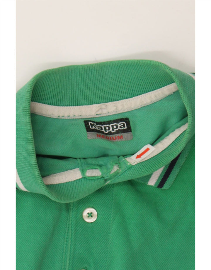 KAPPA Mens Polo Shirt Medium Green Vintage Kappa and Second-Hand Kappa from Messina Hembry 