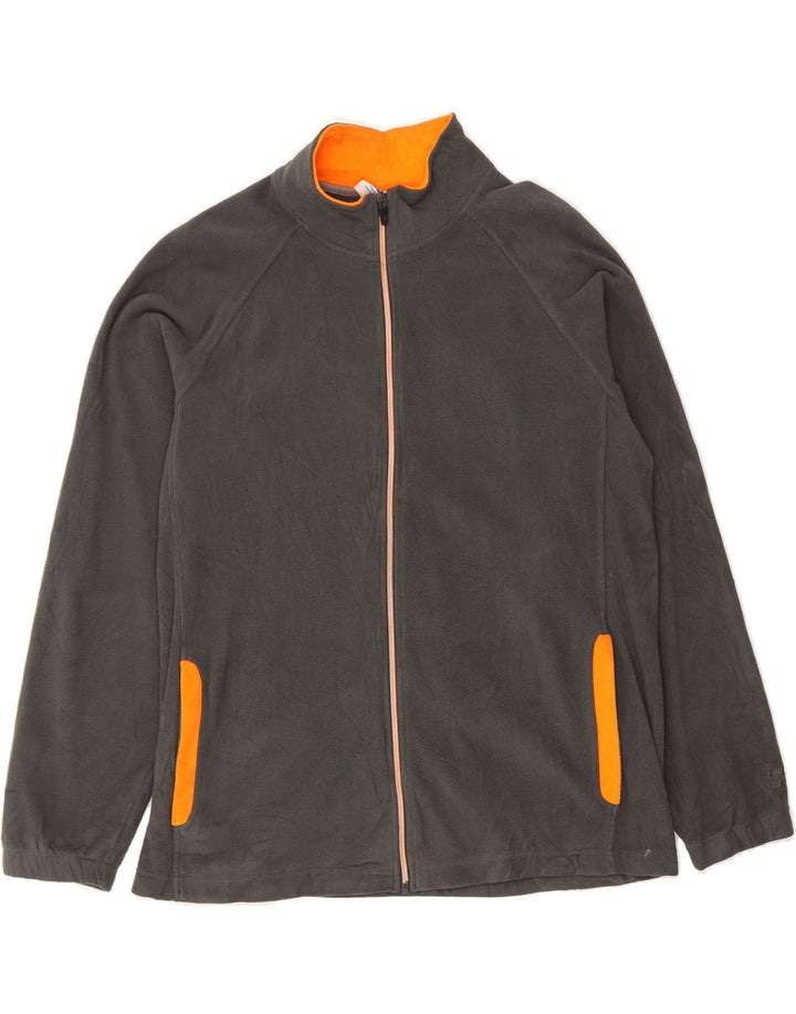STARTER Mens Fleece Jacket UK 42/44 Large Grey Polyester Vintage Starter and Second-Hand Starter from Messina Hembry 