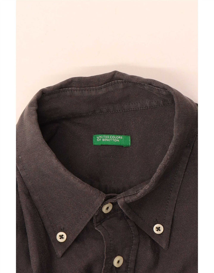 Benetton herreskjorte mellemgrå