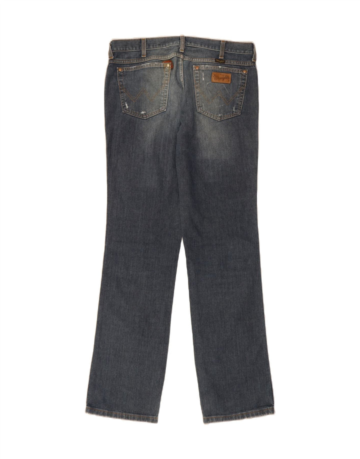 WRANGLER Herre Evolution Straight Jeans W36 L36 Blå Bomuld