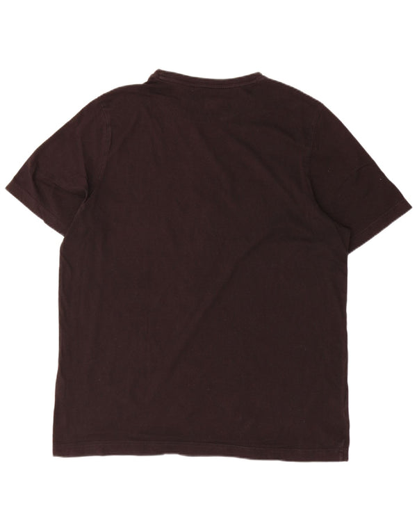 Puma Herre Grafisk T-Shirt Top Stor Sort Bomuld