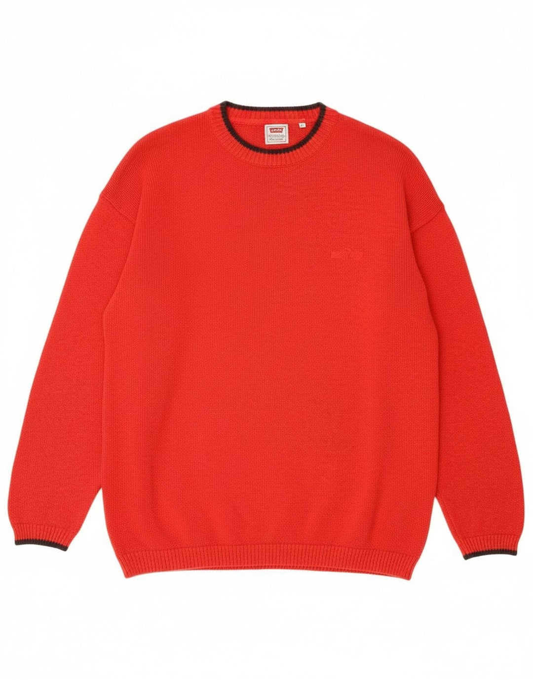 Levi's Herre sweater med rund hals XL rød bomuld