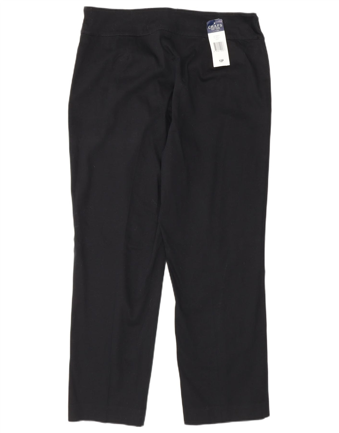 Chaps Lige Chinobukser til kvinder US 12 Large W32 L27 Sort