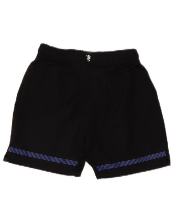 NIKE Boys Manchester United Sport Shorts 8-9 Years Small  Black Polyester