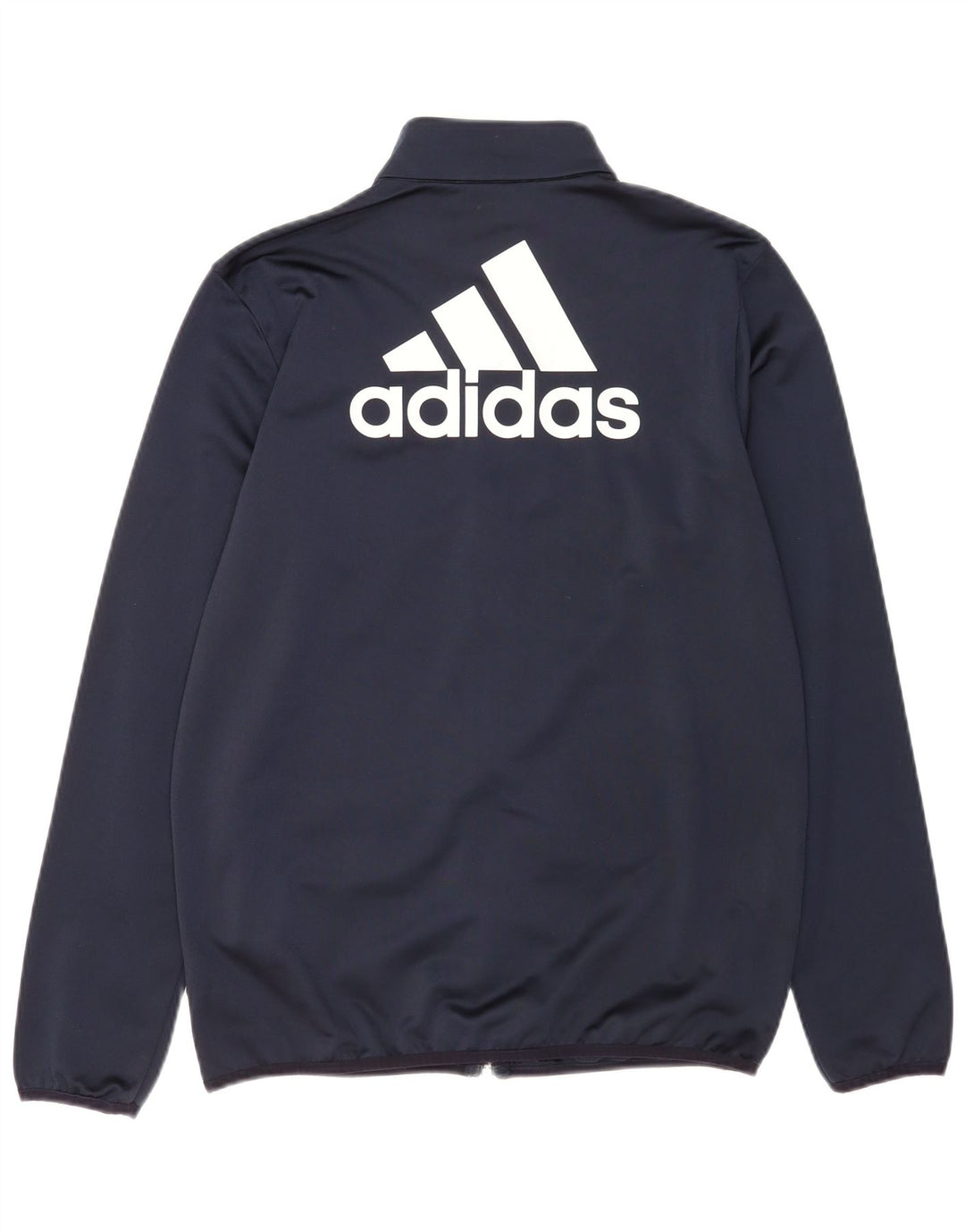 Adidas drenge grafisk træningsdragt topjakke 15-16 år marineblå polyester