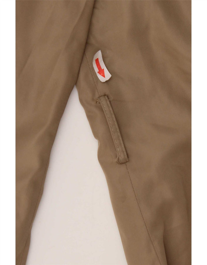 Zara Trench Coat til kvinder UK 14 Medium Beige Polyester