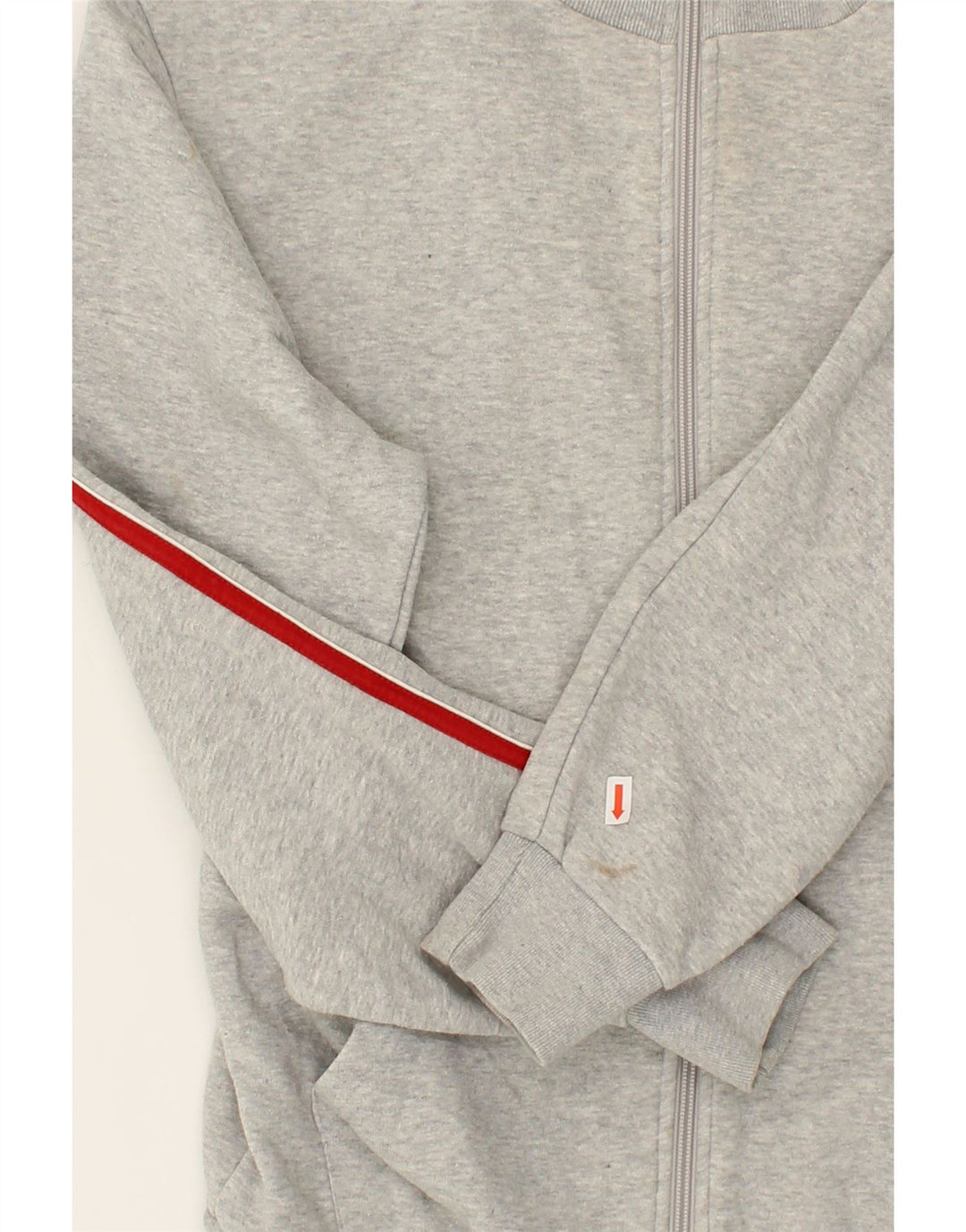 ELLESSE Womens Tracksuit Top Jacket UK 14 Medium Grey Cotton Vintage Ellesse and Second-Hand Ellesse from Messina Hembry 