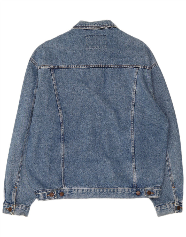 Casucci Herre denimjakke UK 40 Stor Blå Bomuld
