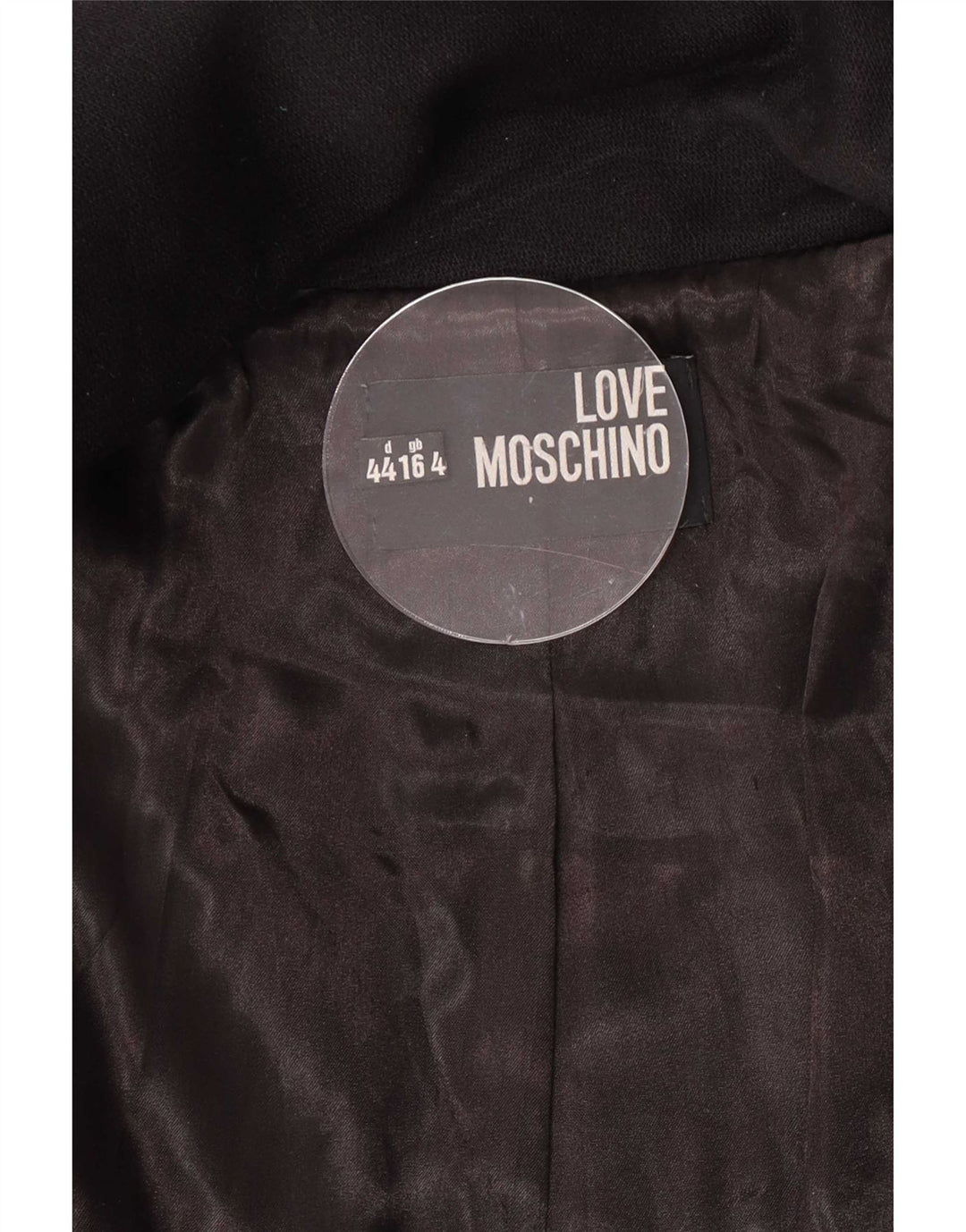 Moschino Dame Overfrakke UK 16 Large Sort