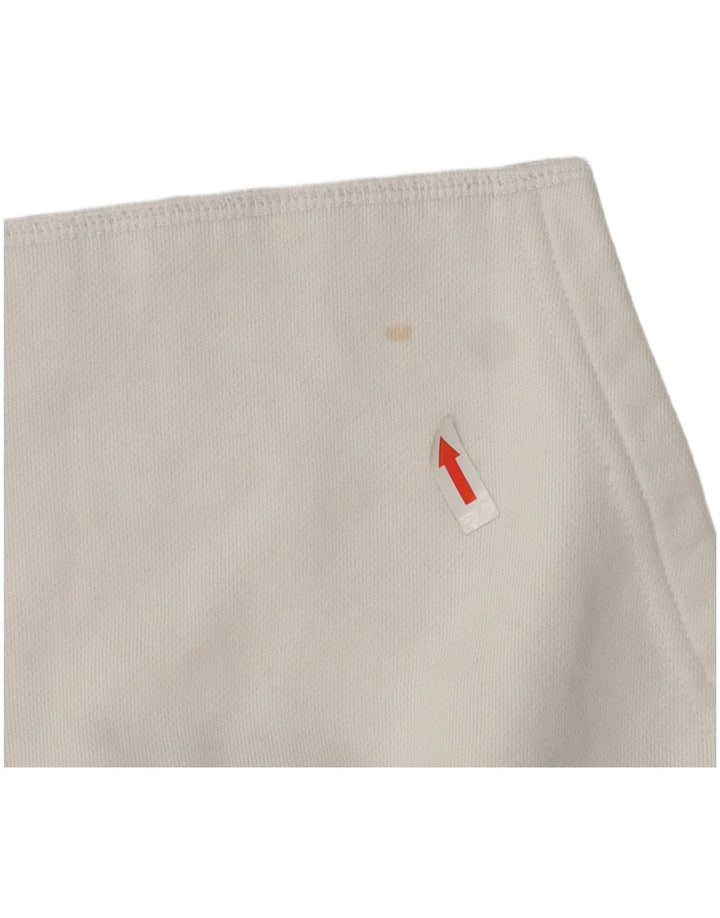 ELLESSE Oversized hættetrøje til kvinder DK 16 Stor hvid bomuld