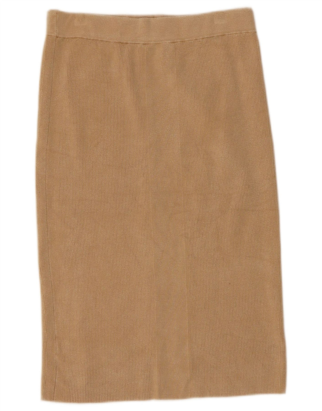 Calvin Klein Jeans Dame Strik Midi Nederdel Medium W28 Beige Lyocell