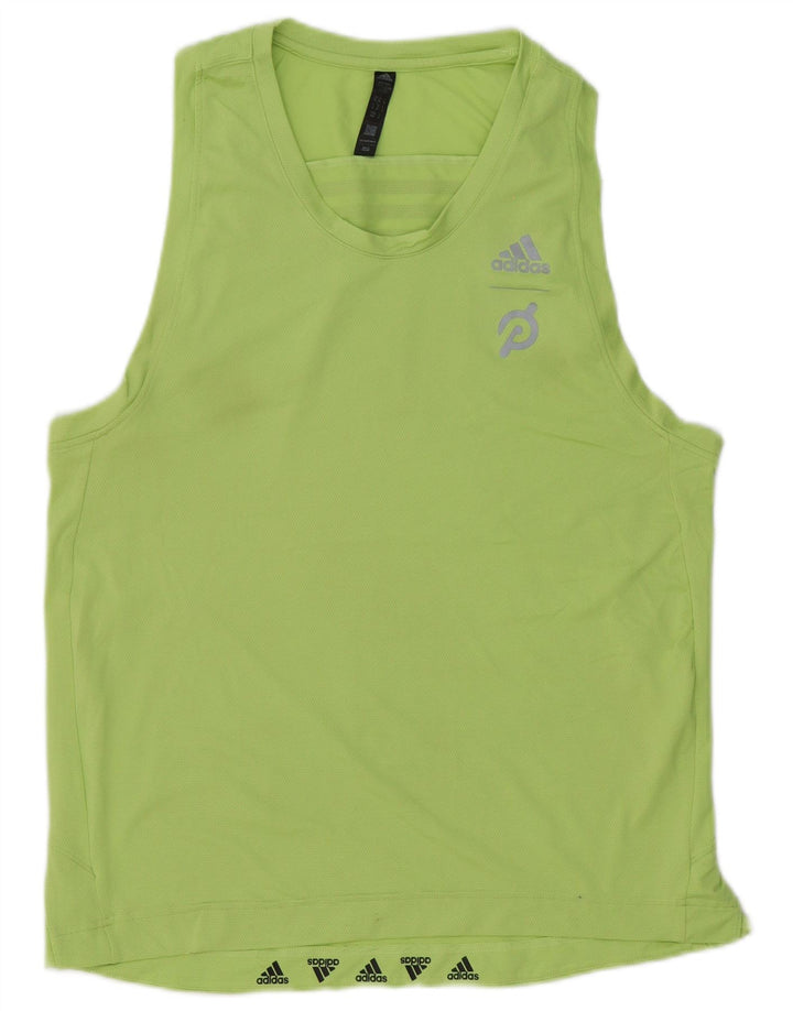 Adidas Herre Aeroready Grafisk Vest Top Medium Grøn