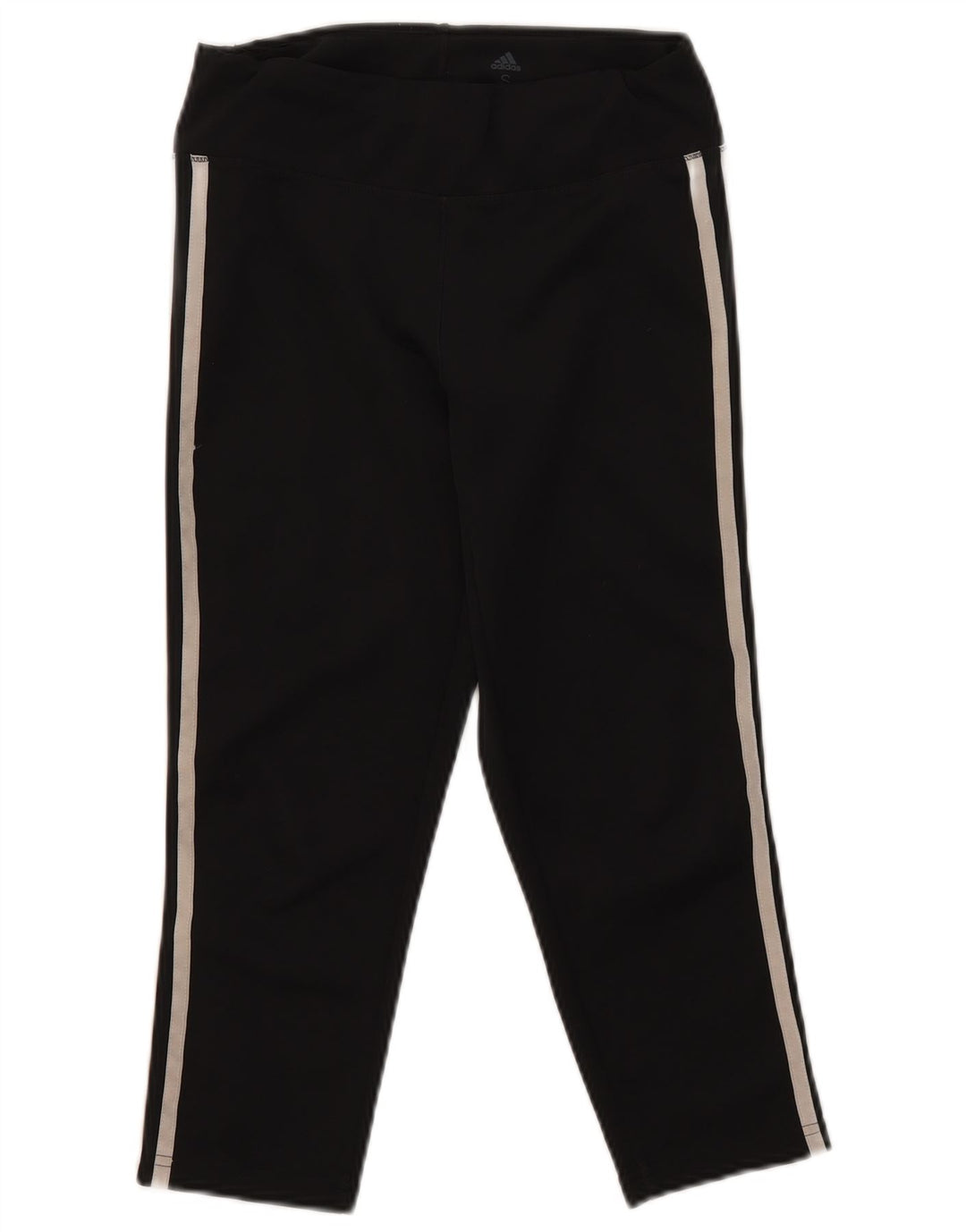 Adidas Dame Aeroready Capri Leggings UK 8/10 Small Black Polyester