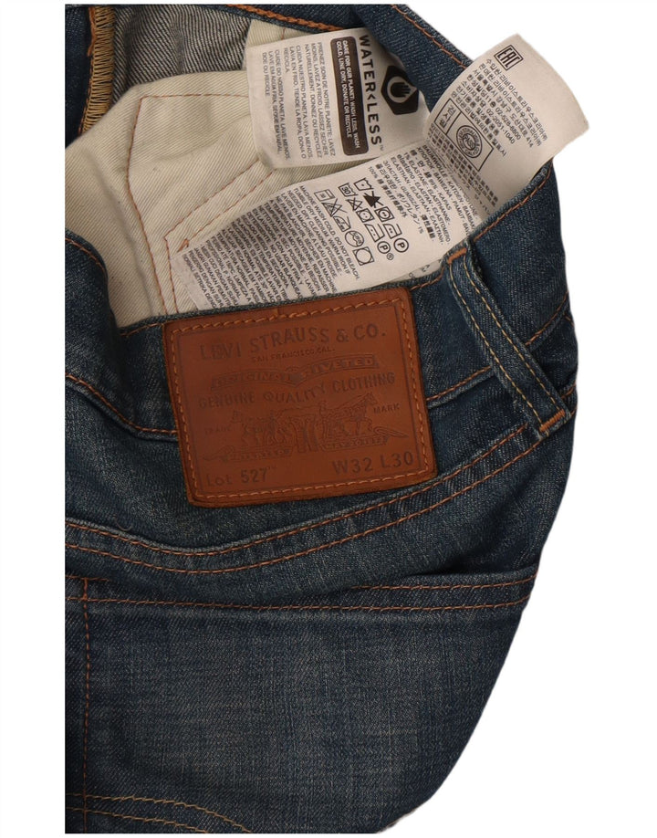 Levi's Herre 527 Bootcut Jeans W32 L30 Blå Bomuld