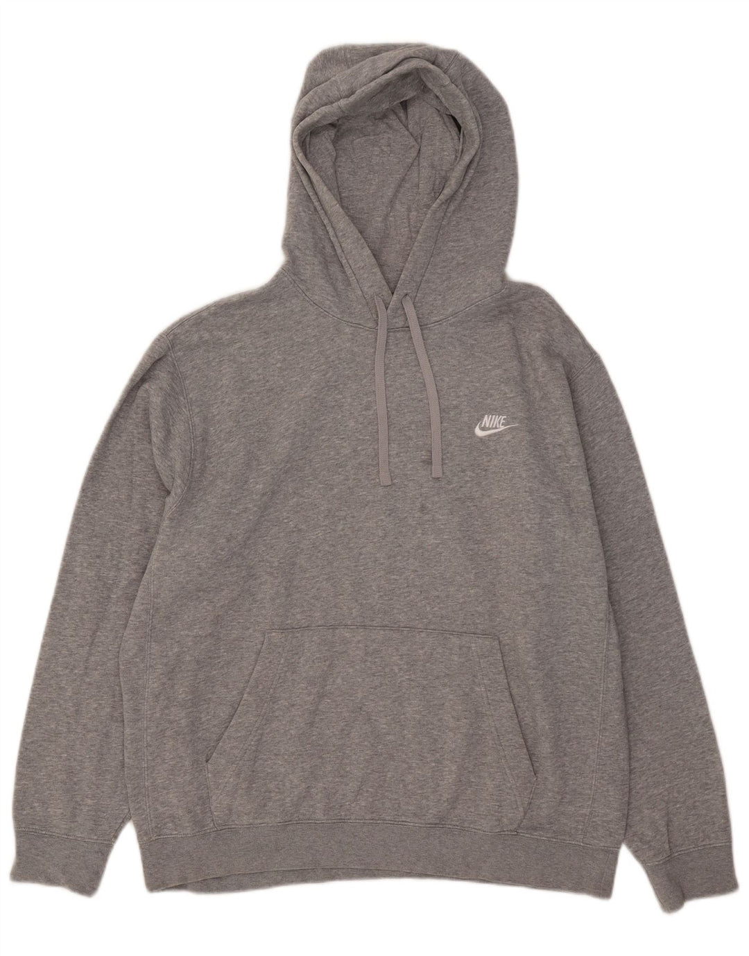 Nike Herre hættetrøje Jumper Large Grå Flecked Bomuld