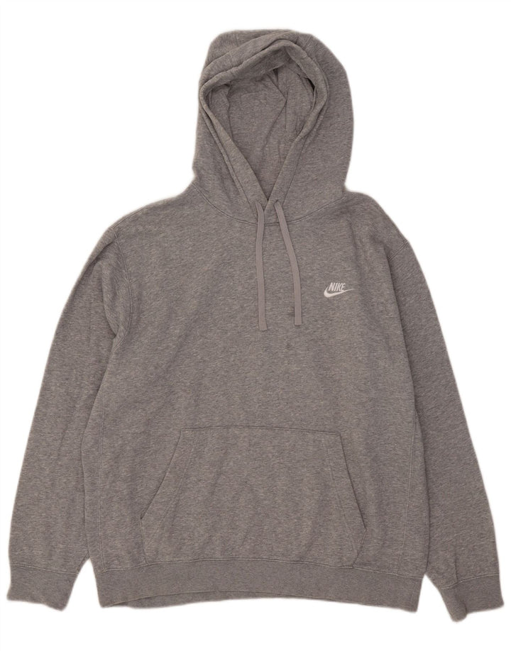 Nike Herre hættetrøje Jumper Large Grå Flecked Bomuld