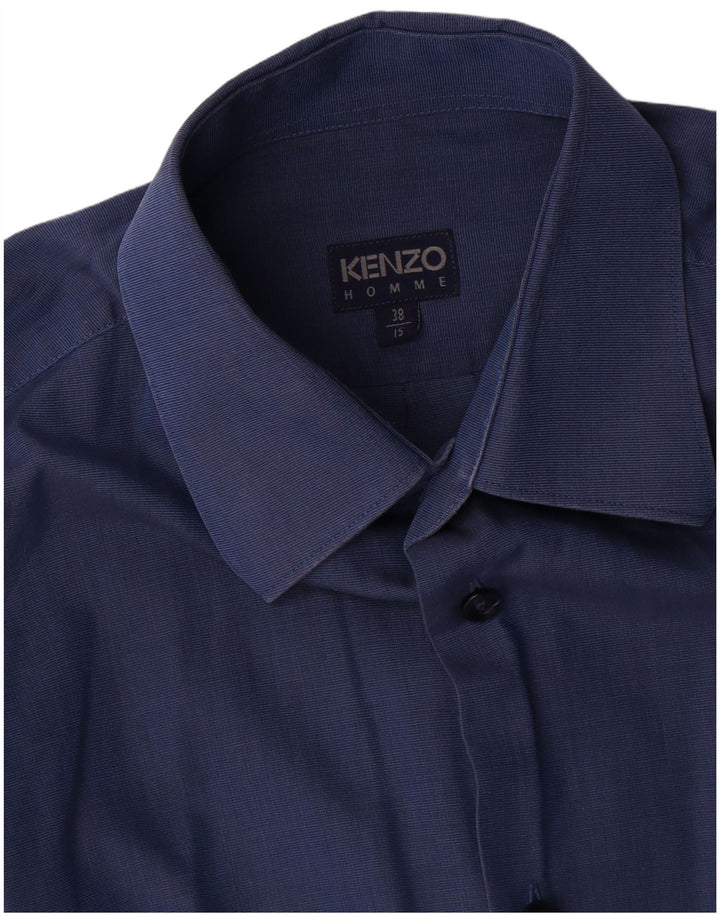 Kenzo Herre skjorte str. 38 15 Medium Navy Blue