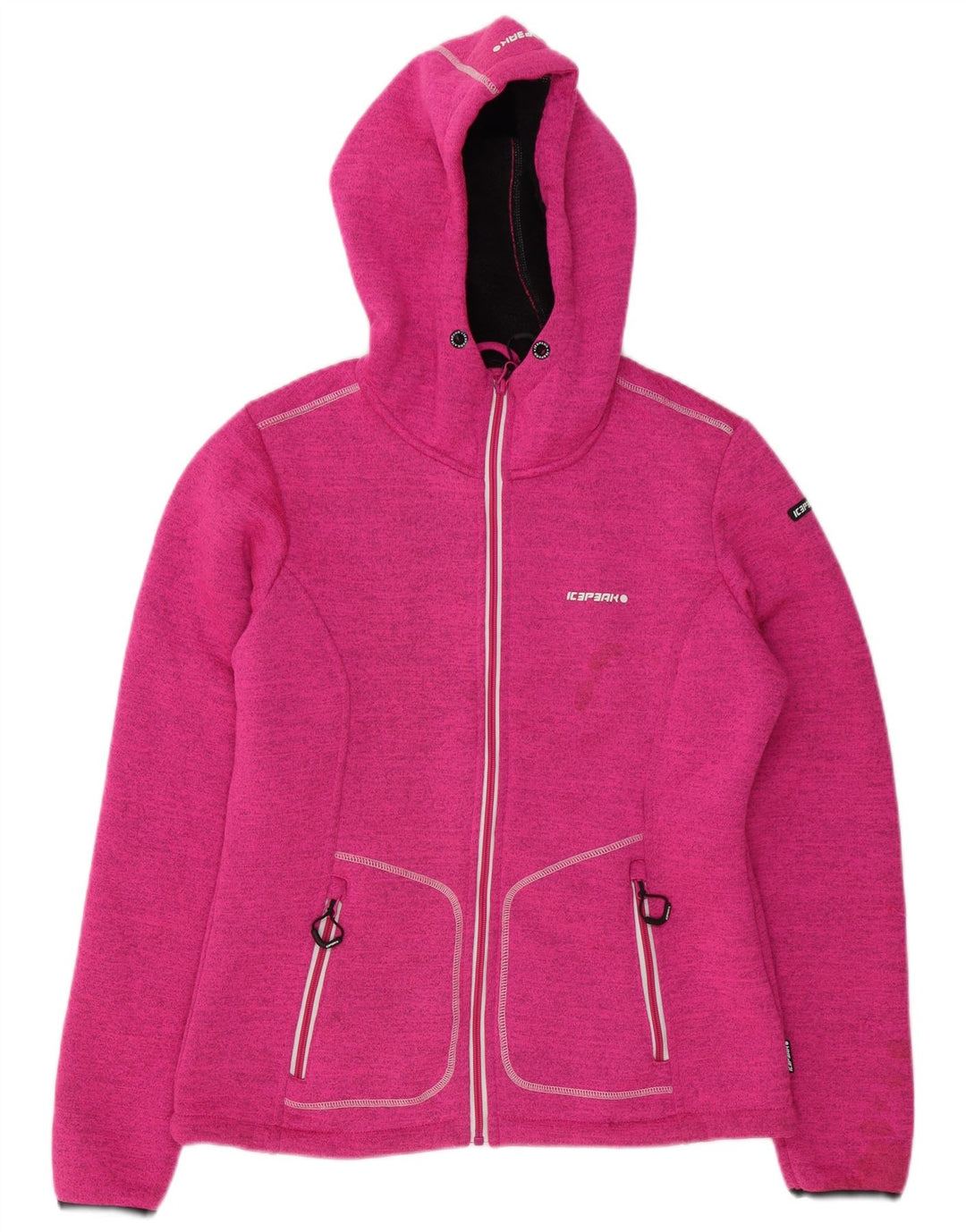Icepeak hættetrøje til kvinder IT 48 XL Pink Flecked Polyester