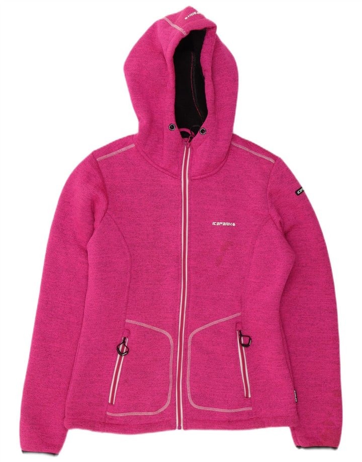 Icepeak hættetrøje til kvinder IT 48 XL Pink Flecked Polyester