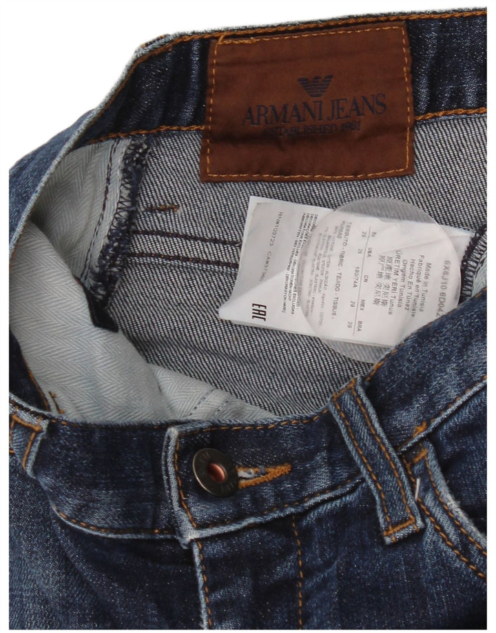 Armani Dame Slim Jeans W29 L29 Blå Bomuld