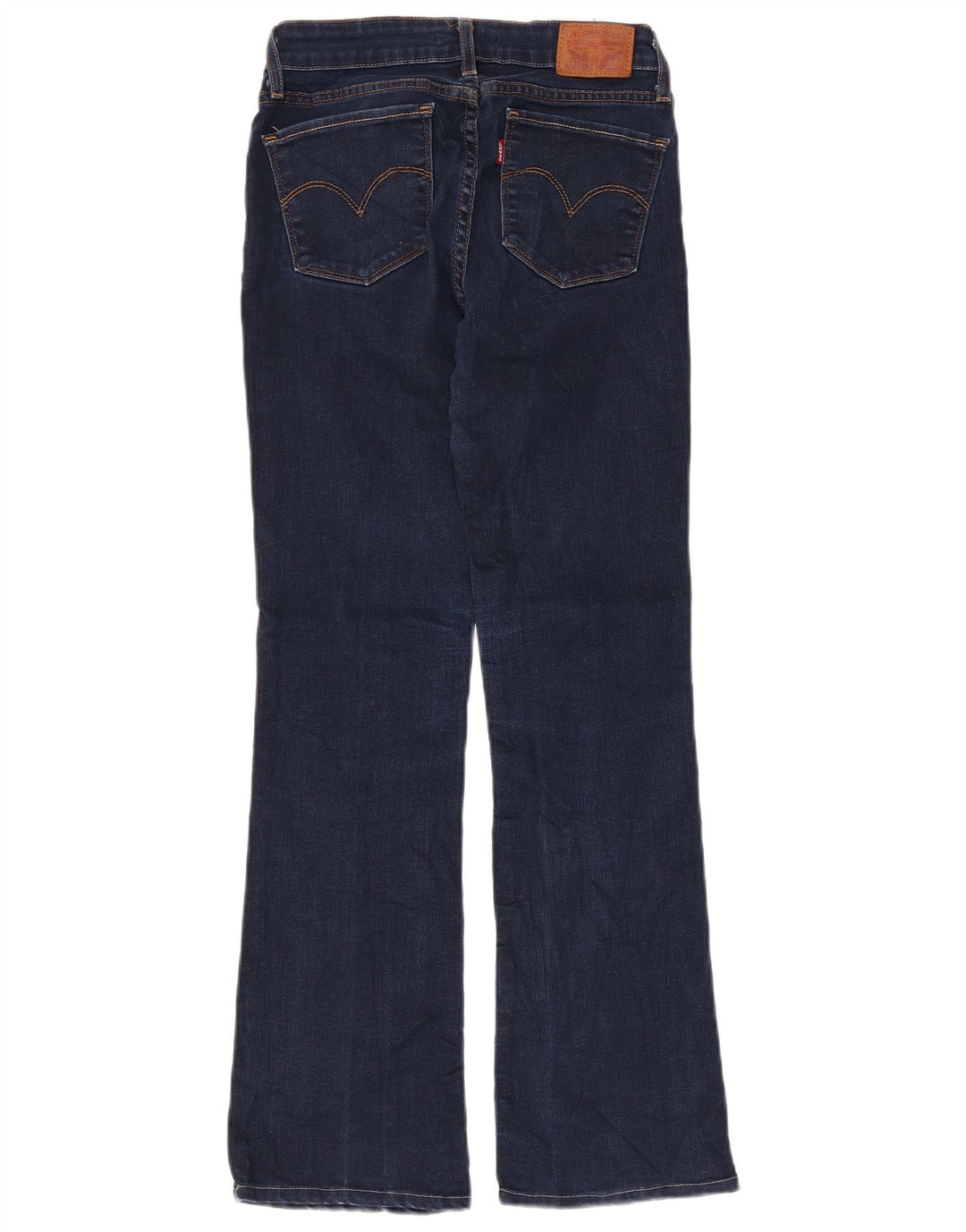Levi's Dame 715 Bootcut Jeans W26 L28 Marineblå Bomuld