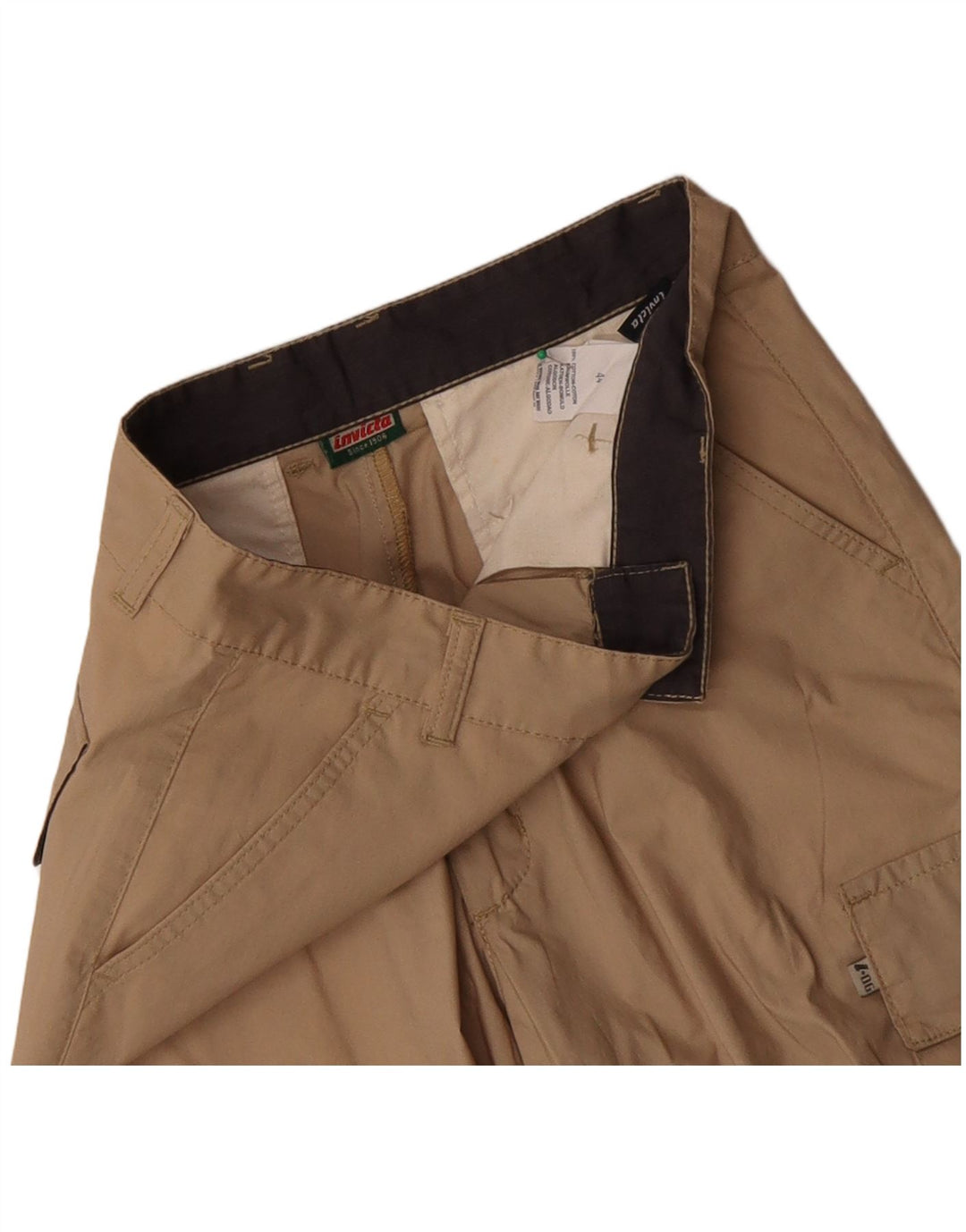 Invicta Herre Cargo Shorts IT 44 XS W28 Khaki Bomuld
