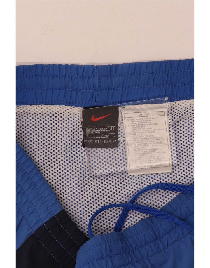 Nike Sportsshorts til mænd 2XL Blå Colourblock Nylon