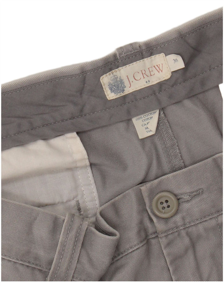 J. CREW Chino Shorts til mænd W36 Large Grå Bomuld