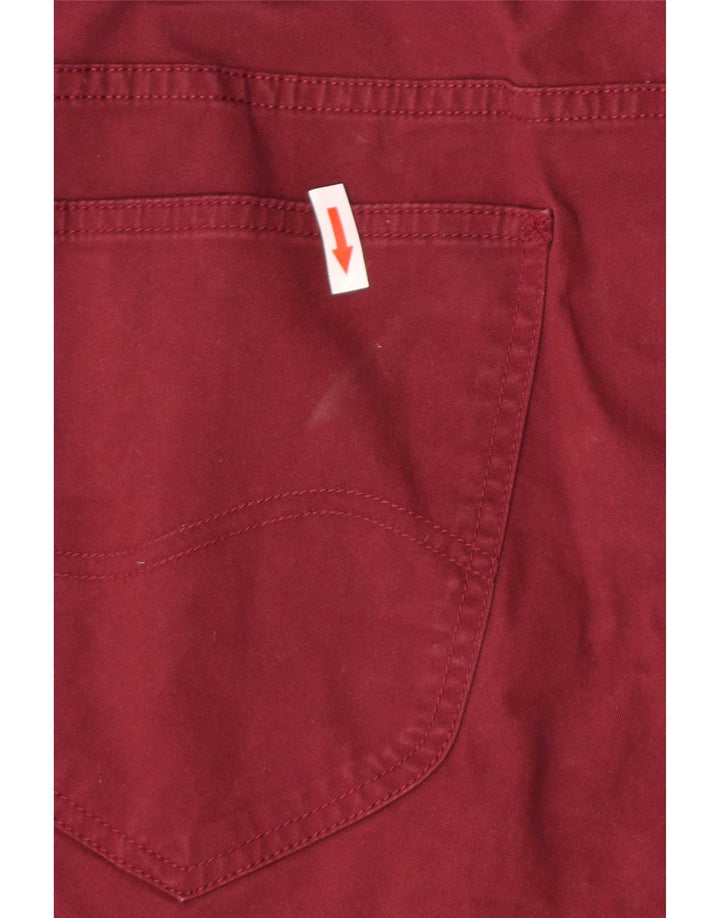 Lee Casual Shorts til mænd W38 XL rødbrun bomuld
