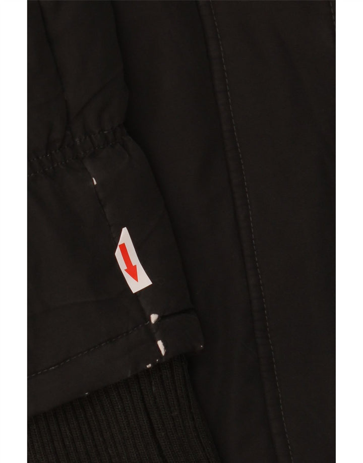 Gas Dame Hætte Polstret Frakke IT 44 Medium Sort