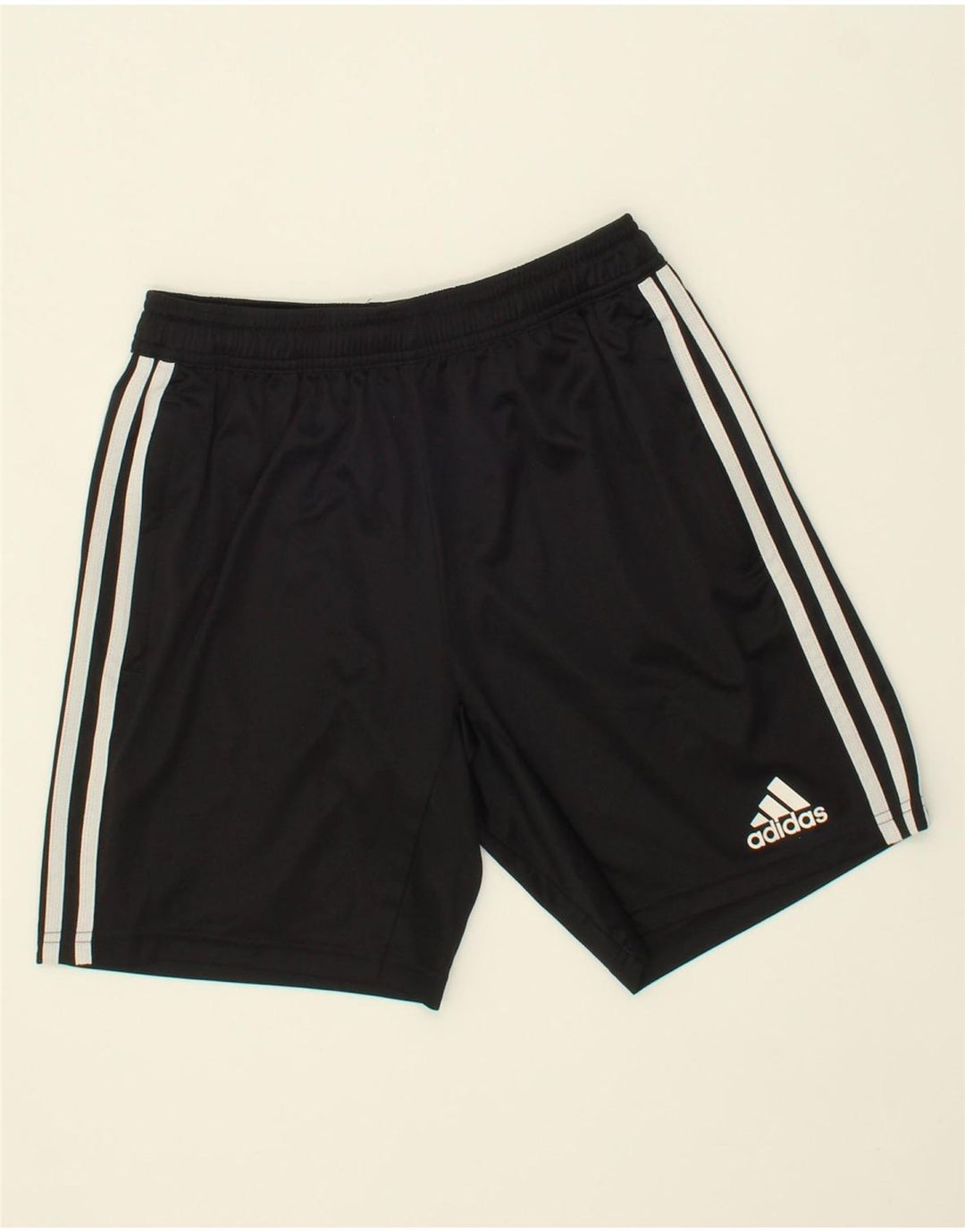 ADIDAS Boys Climacool Sport Shorts 13-14 Years  Black Polyester Vintage Adidas and Second-Hand Adidas from Messina Hembry 