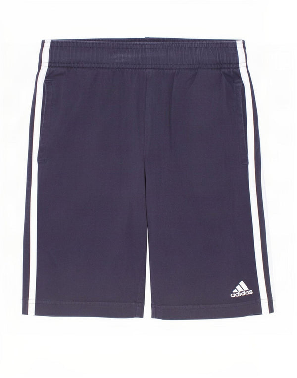 Adidas drenge sportsshorts 11-12 år marineblå bomuld