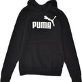 PUMA Womens Graphic Hoodie Jumper UK 8 Small Black Cotton | Vintage | Thrift | Second-Hand | Used Clothing | Messina Hembry 
