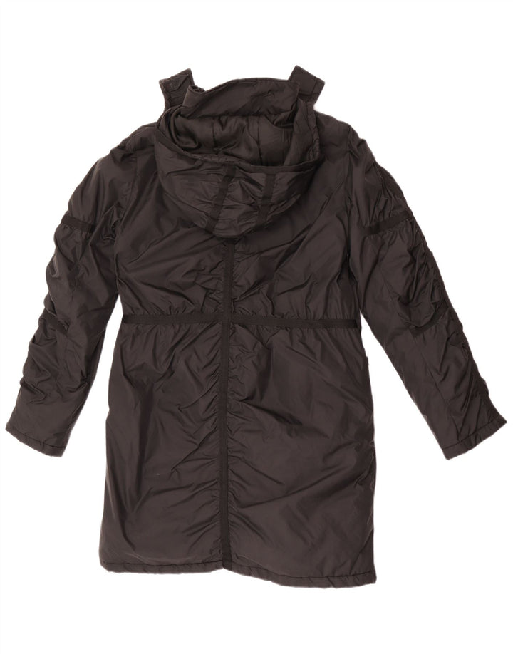 Guess Dame Hooded Parka Jacket UK 14 Medium Sort Nylon