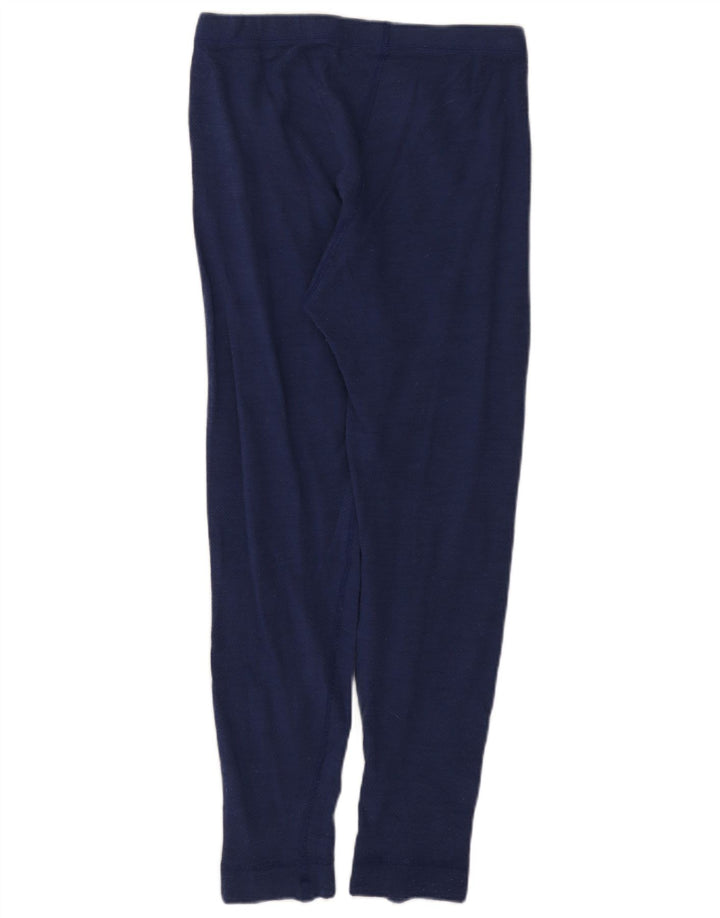 Helly Hansen Womens Leggings UK 14 Large Navy Blue Polypropylene