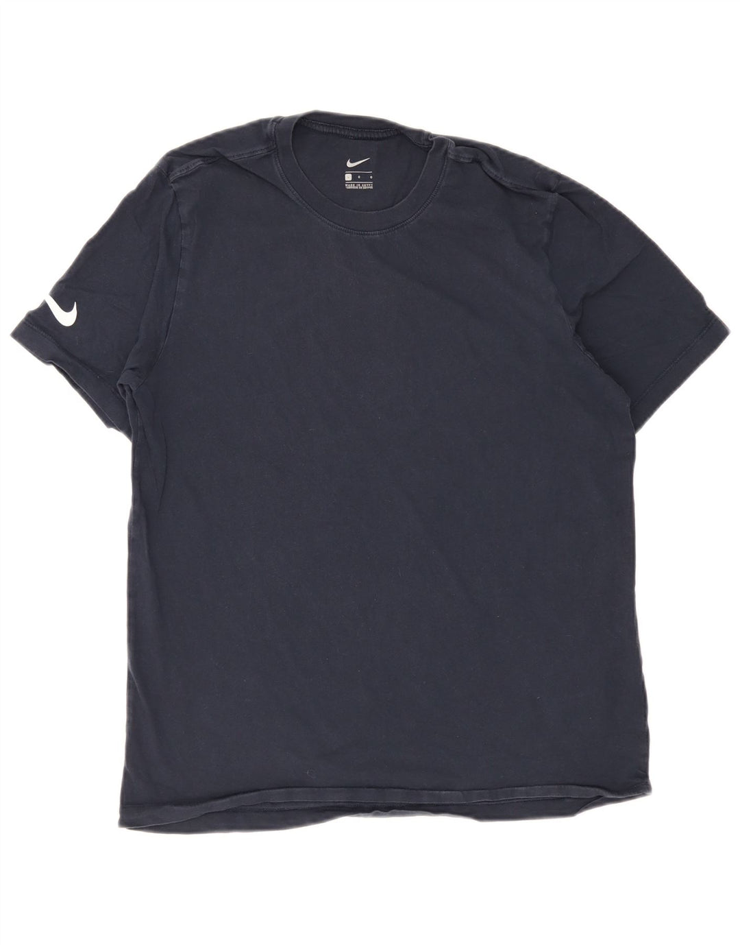 Nike T-shirt top til mænd, stor marineblå bomuld