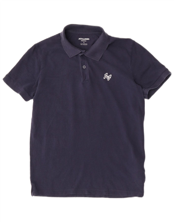 Jack & Jones herre poloskjorte lille marineblå bomuld