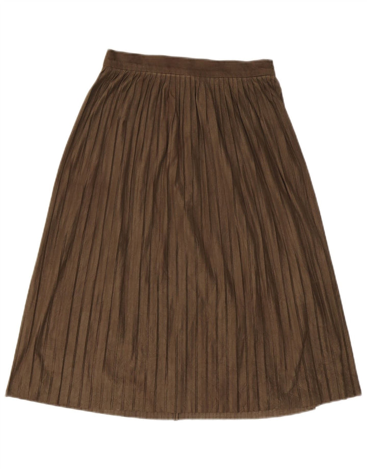 Zara A-line nederdel til kvinder Small W26 Khaki Polyester