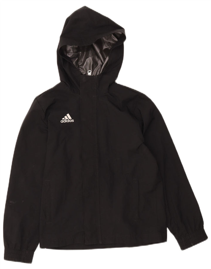 ADIDAS hættejakke til drenge 9-10 år sort polyester