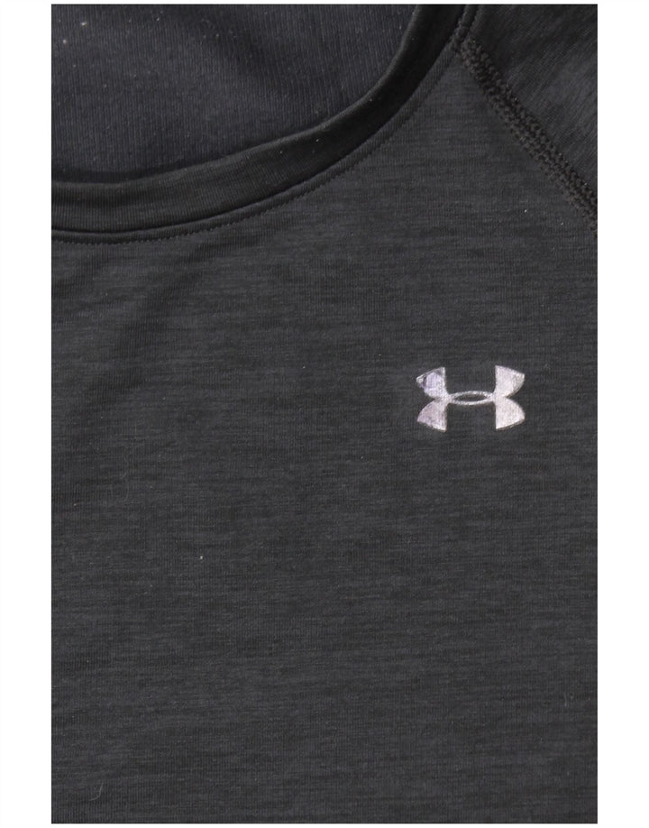UNDER ARMOUR Dame Top Langærmet UK 12 Medium Sort