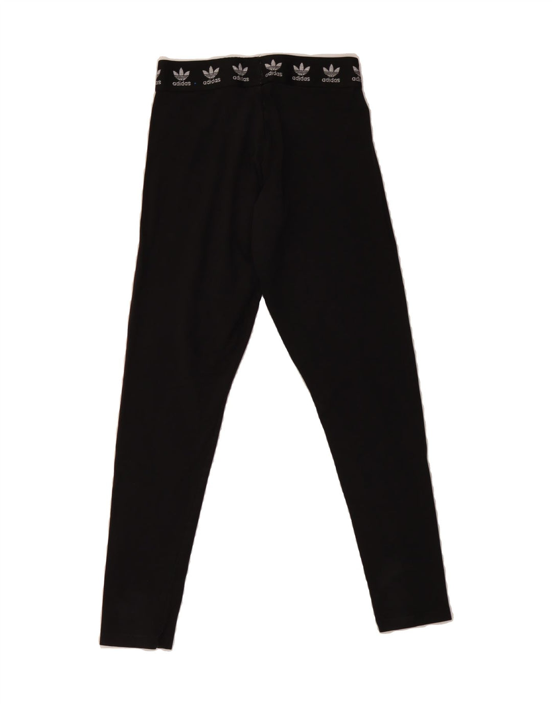 ADIDAS Womens Graphic Leggings UK 10 Small  Black Cotton Vintage Adidas and Second-Hand Adidas from Messina Hembry 