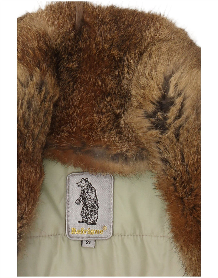 REFRIGUE Dame Windbreaker Coat UK 18 XL Beige Polyester