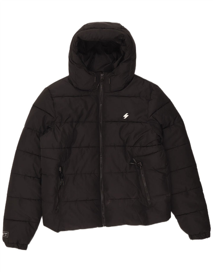 Superdry Polstret Herrejakke UK 44 2XL Sort Polyester