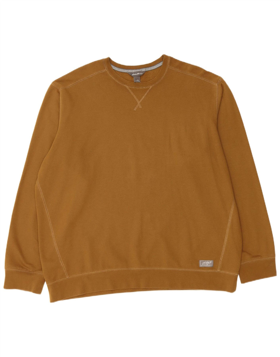 EDDIE BAUER Sweatshirt til mænd XL Brun bomuld