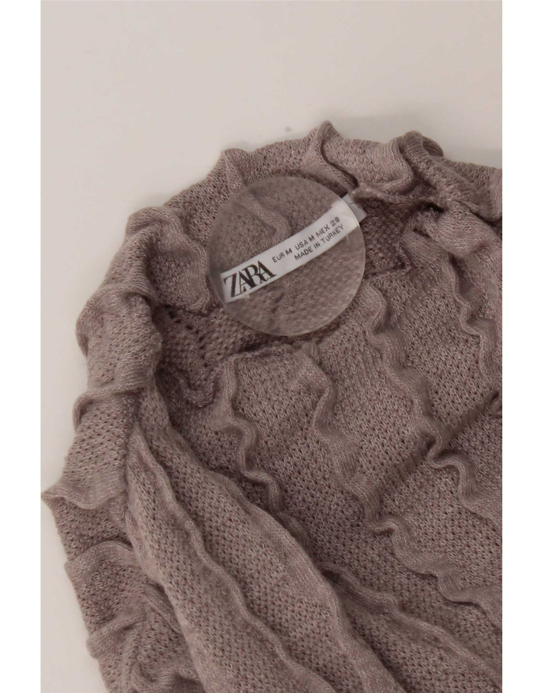 Zara Dame Maxi Ærmeløs Jumper Dress UK 12 Medium Grey