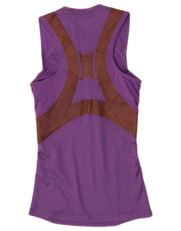 Reebok Damevest Top UK 4/6 XS Lilla Colourblock Polyester