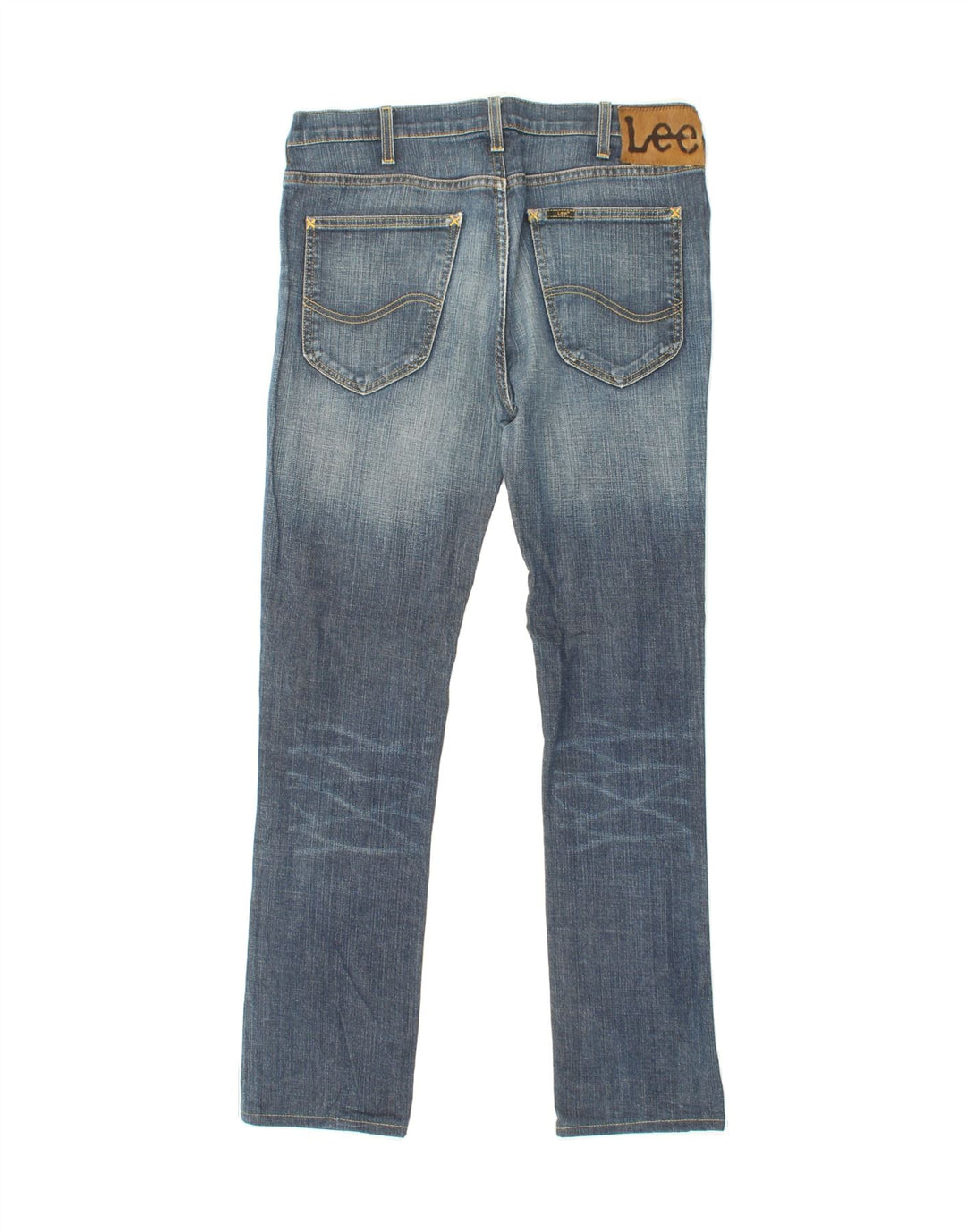 LEE Womens Jegger Straight Jeans W34 L30 Blue Cotton Vintage Lee and Second-Hand Lee from Messina Hembry 