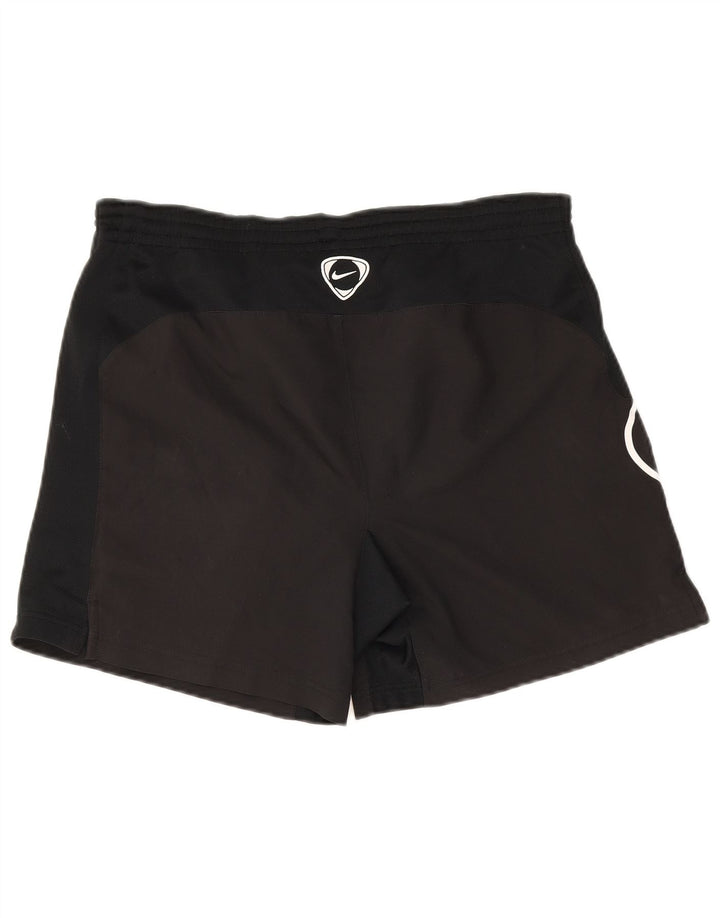 Nike Herre grafiske sportsshorts Small Black Colourblock